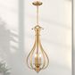 Vaxcel Monrovia 3-Light Pendant in Muted Brass, , large