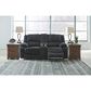 Ashley Draycoll Manual Reclining Sofa and Loveseat Set in Slate, , large