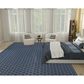 Nourison Twist Reversible 10" x 14" Blue Indoor/Outdoor Area Rug, , large