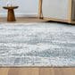 37B Allure Abstract Gray and Blue 7"9" x 9"9" Area Rug, , large