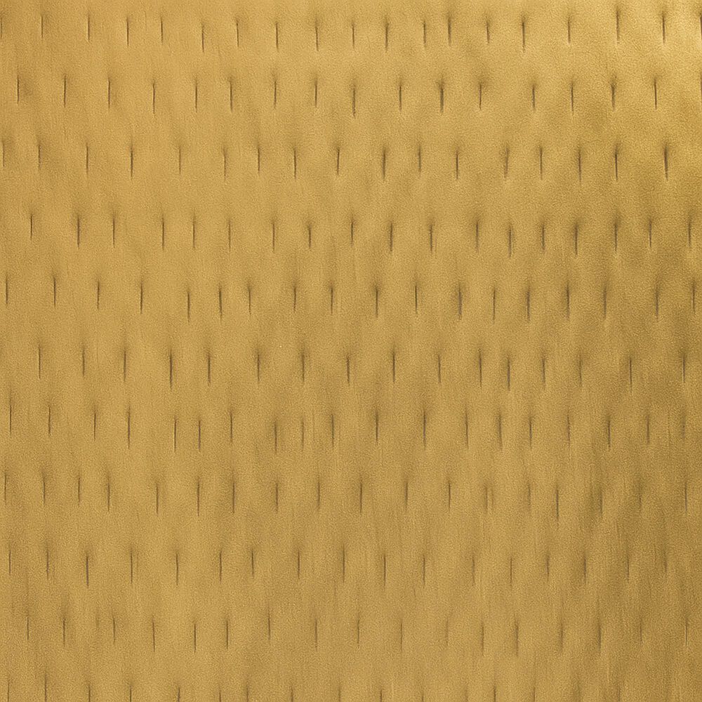 Linon Home Decor Royce 19&quot; Drum Side Table with Storage in Brass, , large