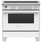 Fisher & Paykel 36" Classic Induction Range with 5 Burners in White, , large