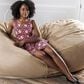 Jaxx 7" Giant Bean Bag Sofa in Camel, , large