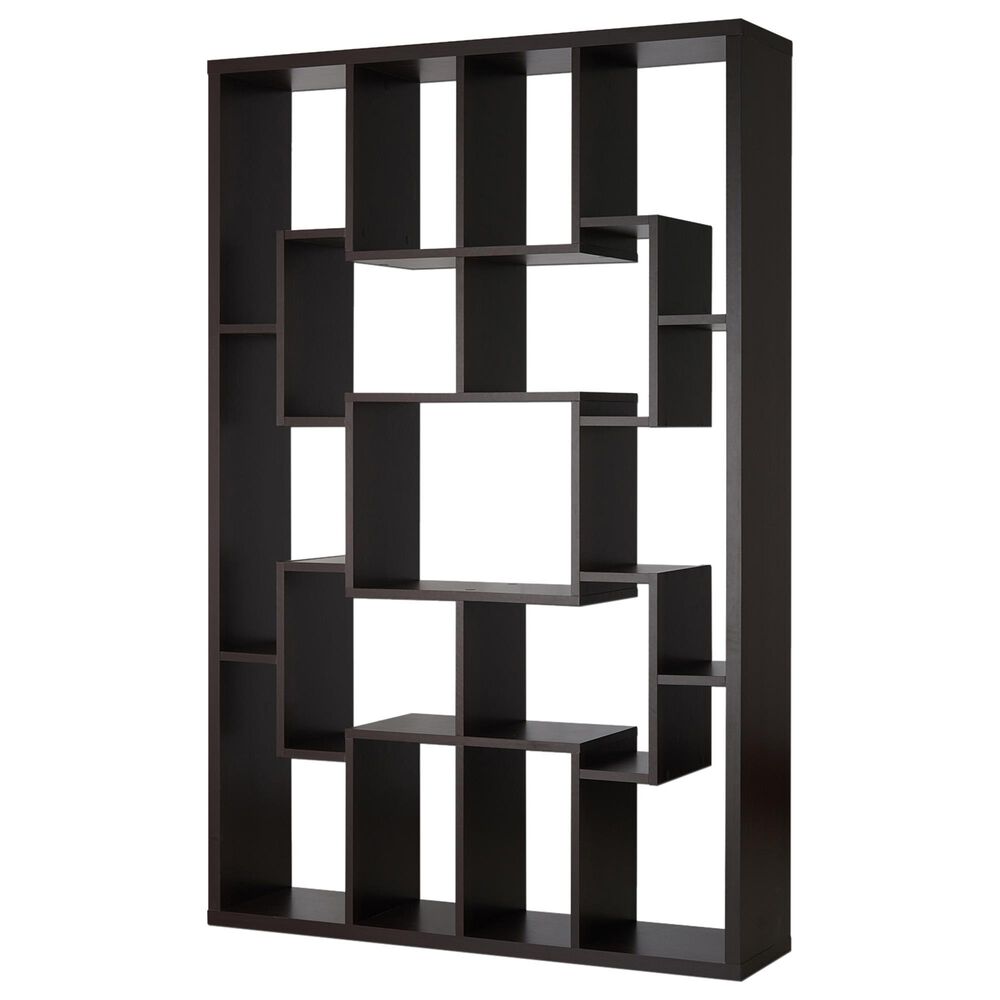 Furniture of America Herron Bookcase in Walnut, , large