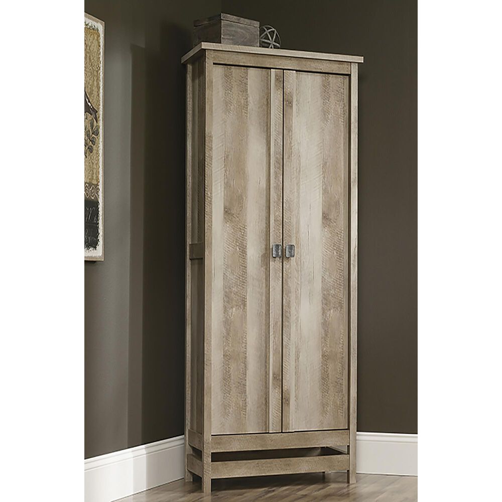 Sauder Cannery Bridge Storage Cabinet in Lintel Oak, , large