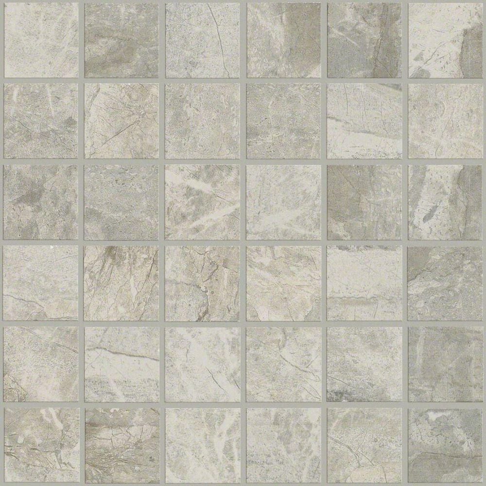 Shaw Zenith Grey 13"x13" Mosaic Tile, , large