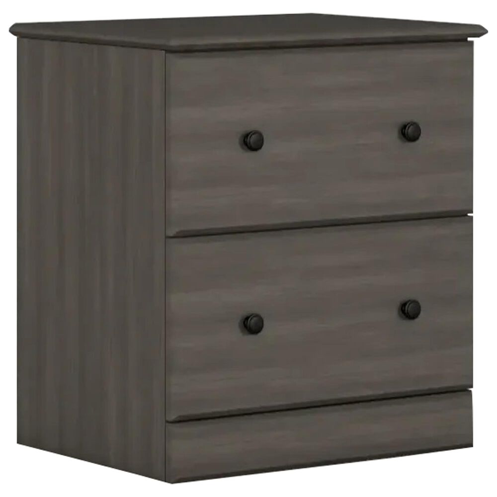 Lemoore Essential 2-Drawer Nightstand in Storm Grey, , large
