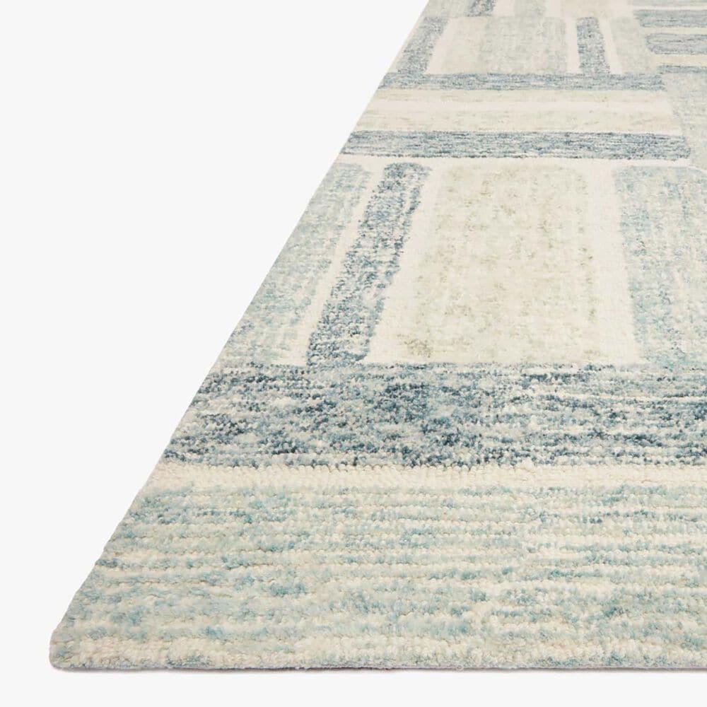 Loloi Milo MLO-04 2&#39;6&quot; x 7&#39;6&quot; Aqua/Denim Runner, , large