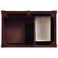 James Martin Vanities Brittany 60" Single Bathroom Vanity in Burnished Mahogany with Single Hole 3 cm White Zeus Quartz Top and Rectangular Sink, , large
