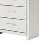 Ashley Zuraleus 6-Drawer Chest in Matte White and Chrome, , large