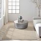 Nourison Abrash 5"3" x 7"3" Ivory and Grey Area Rug, , large