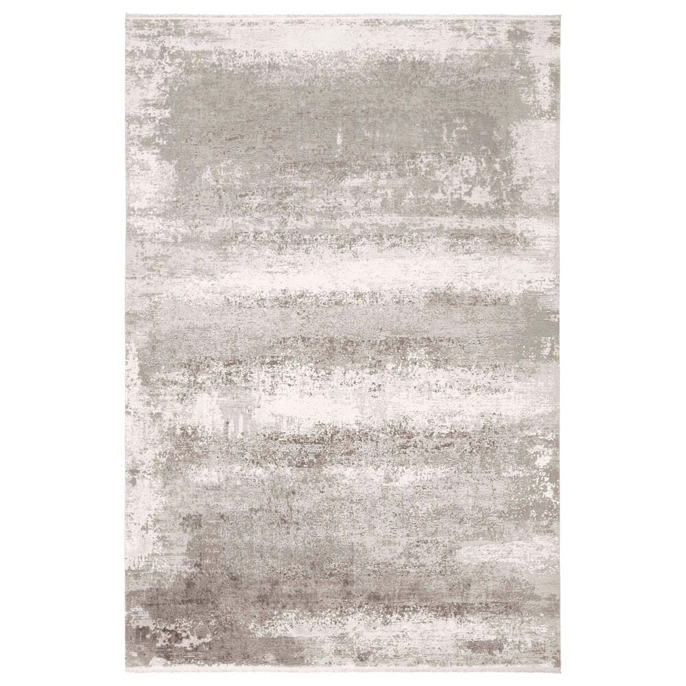 Feizy Cadiz 7"9" x 11" Light Gray Area Rug, , large