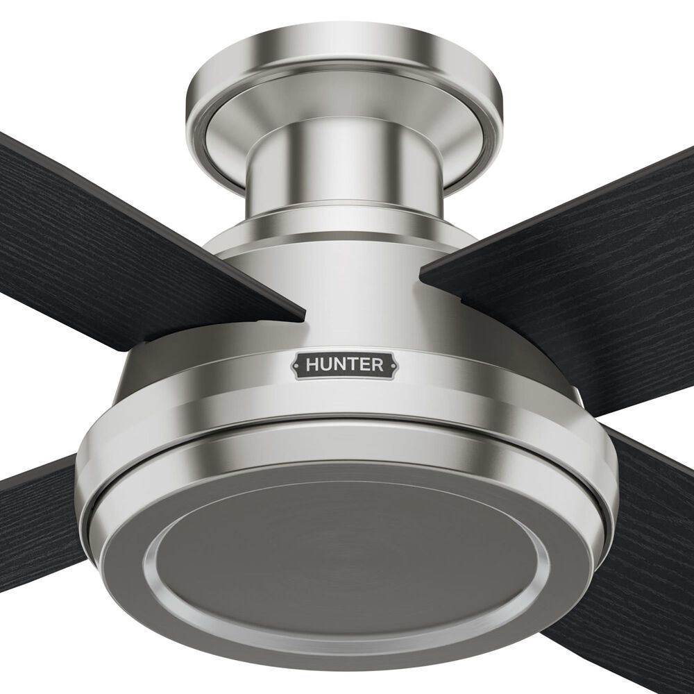 Hunter Dempsey 52&quot; Ceiling Fan in Brushed Nickel, , large