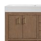 37B Alanya 60" Double Bathroom Vanity in Walnut Drift with White Composite Stone Top, , large