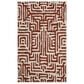 Safavieh Amsterdam AMS106B 3" x 5" Ivory and Terracotta Area Rug, , large
