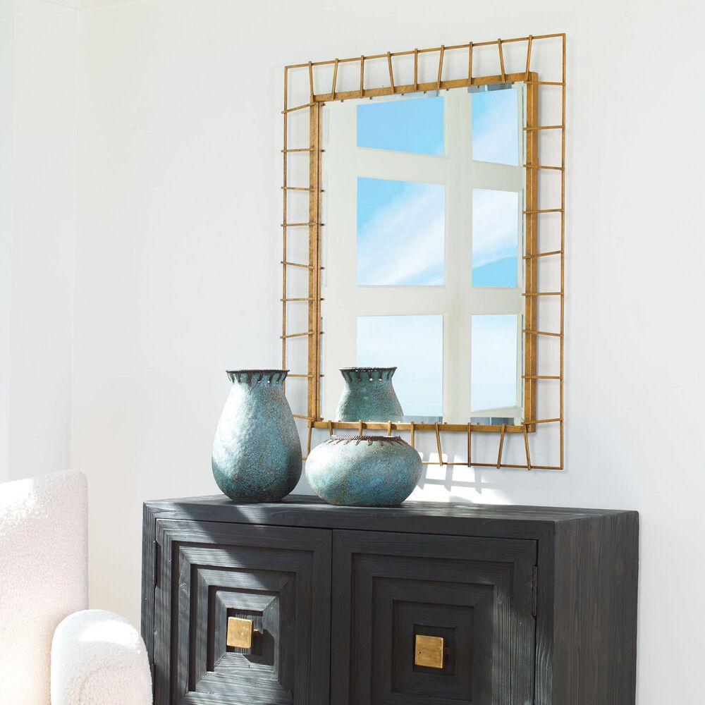 Uttermost Townsend Mirror in Antique Gold, , large