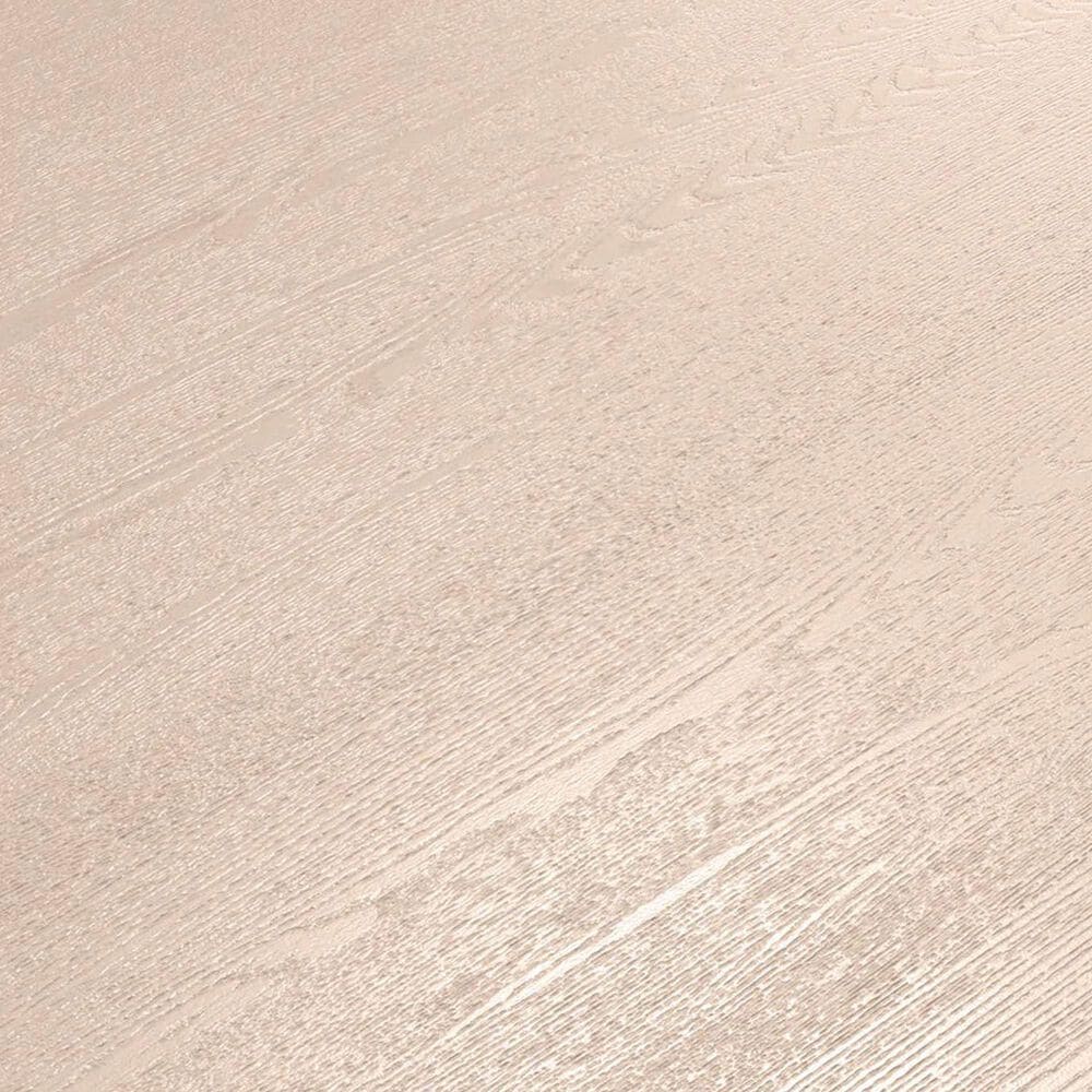Leisuremod LeisureMod Verve Collection 48 Round Dining Table, Brushed Chrome Base with Light Natural Wood MDF Top, , large