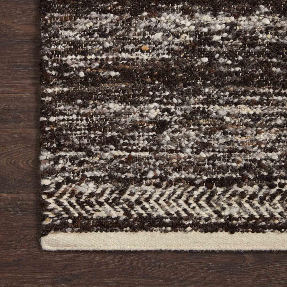 Loloi Reyla 2&#39;6&quot; x 15&#39; Mocha and Ivory, , large