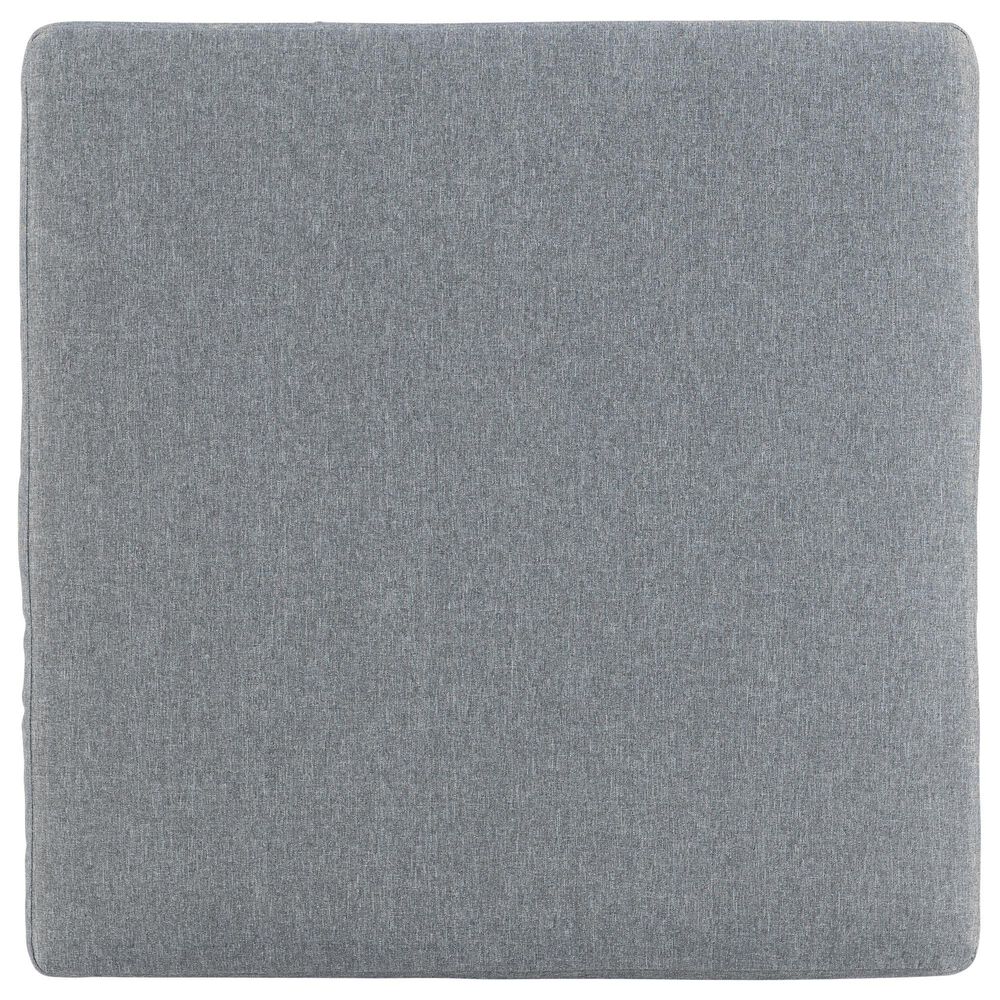 Linon Home Decor Summerlyn Patio Ottoman with Natural Frame in Grey, , large