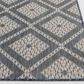 Central Oriental Melbourne Davion 5" x 7" Lagoon and Vanilla Area Rug, , large