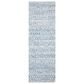 Safavieh Micro-Loop MLP502M 2"3" x 11" Blue and Ivory Runner, , large