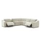 Interlochen 6-Piece Power Reclining L-Shaped Sectional with Power Headrest in Ice White, , large