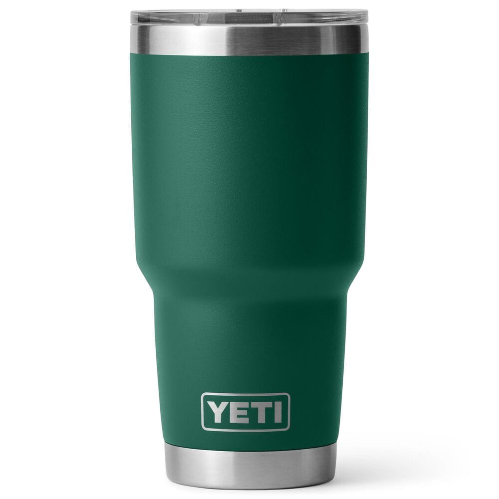 YETI Rambler 30 Oz Tumbler with MagSlider in Black Forest Green, , large