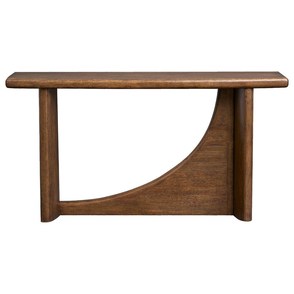 Nicolette Home Phoebe Rectangular Sofa Table in Sienna Brown, , large