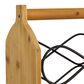 Maple and Jade 15" Rustic Wood Wine Rack in Brown and Black, , large