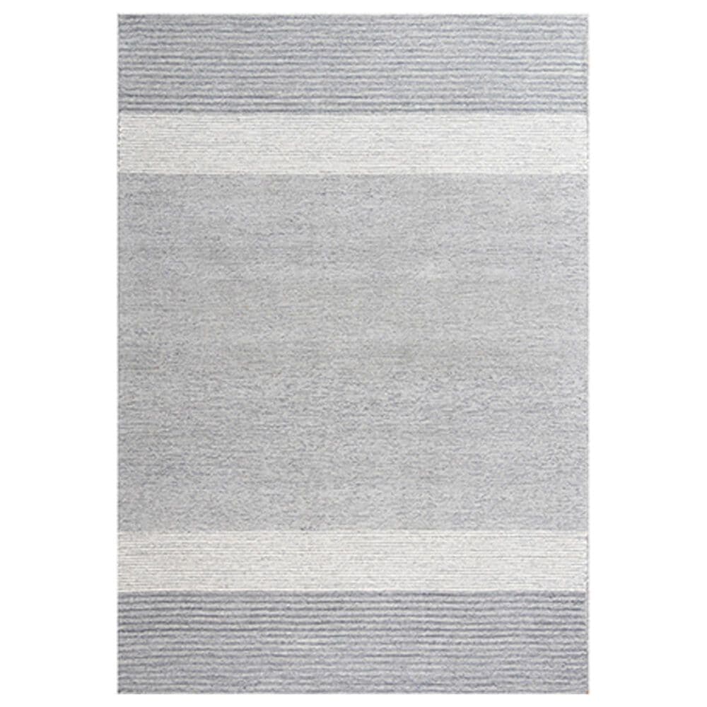 RIZZY Taylor TAY885 7"9" x 9"9" Gray Area Rug, , large