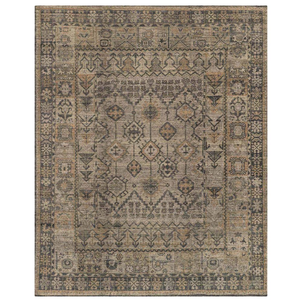 Loloi Heirloom 8 x10 Bone/Charcoal Area Rug, , large