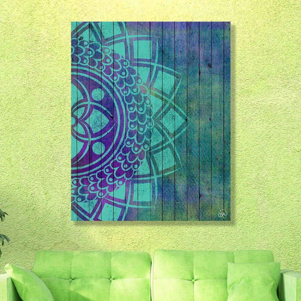 Download Creative Gallery Rustic Mandala 30x40 Metal Wall Art Print Nebraska Furniture Mart
