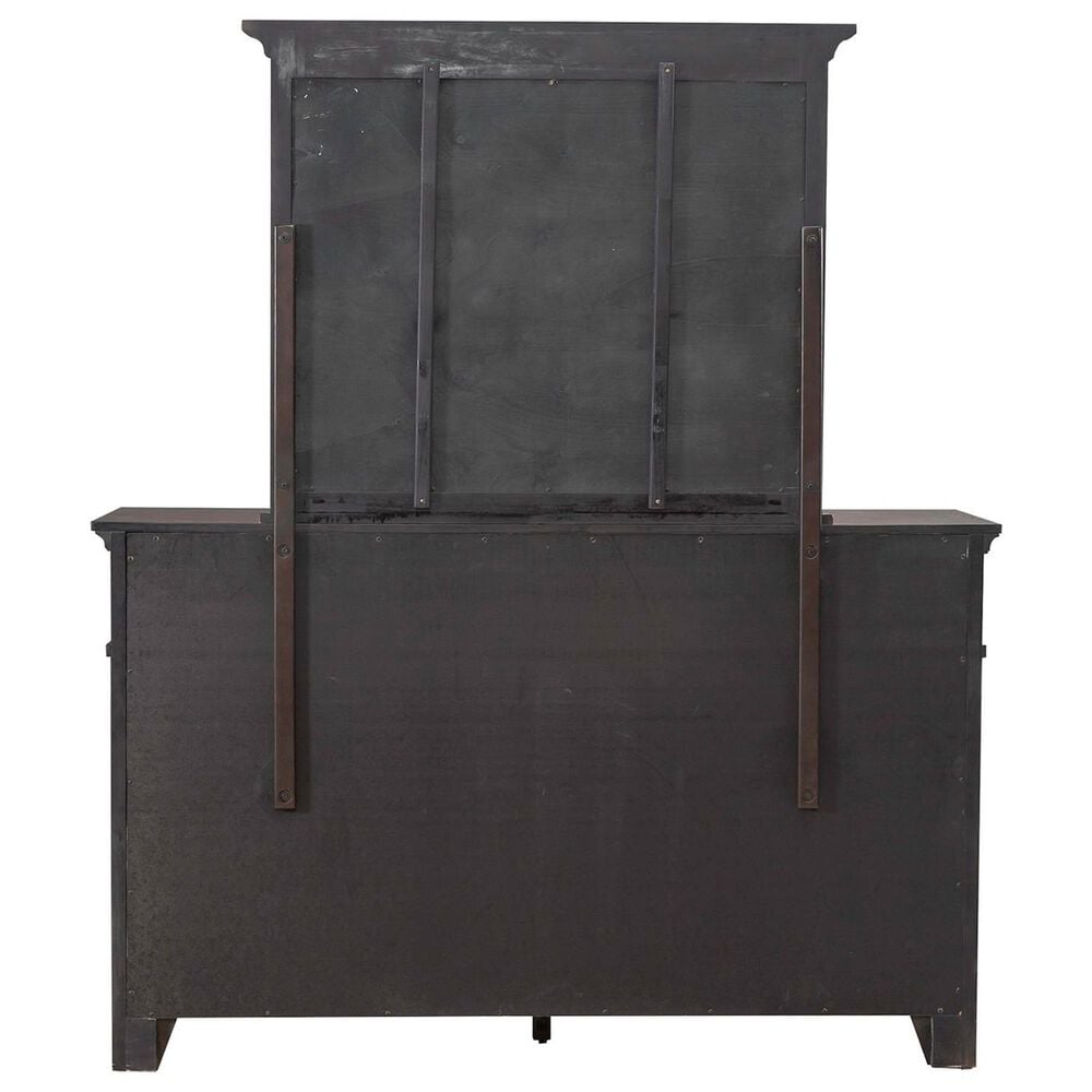 Belle Furnishings Paradise Valley 4-Piece King Bedroom Set in Saddle Brown, , large