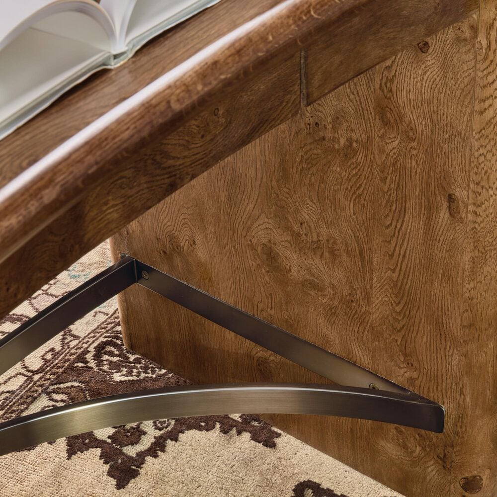 Hooker Furniture Melange Romano Writing Desk in Warm Brown, , large