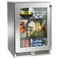 Perlick Outdoor Signature Series 5.2 Cu. Ft Compact Refrigerator with Glass Door and Left Hinge in Panel Ready and Stainless Steel, , large