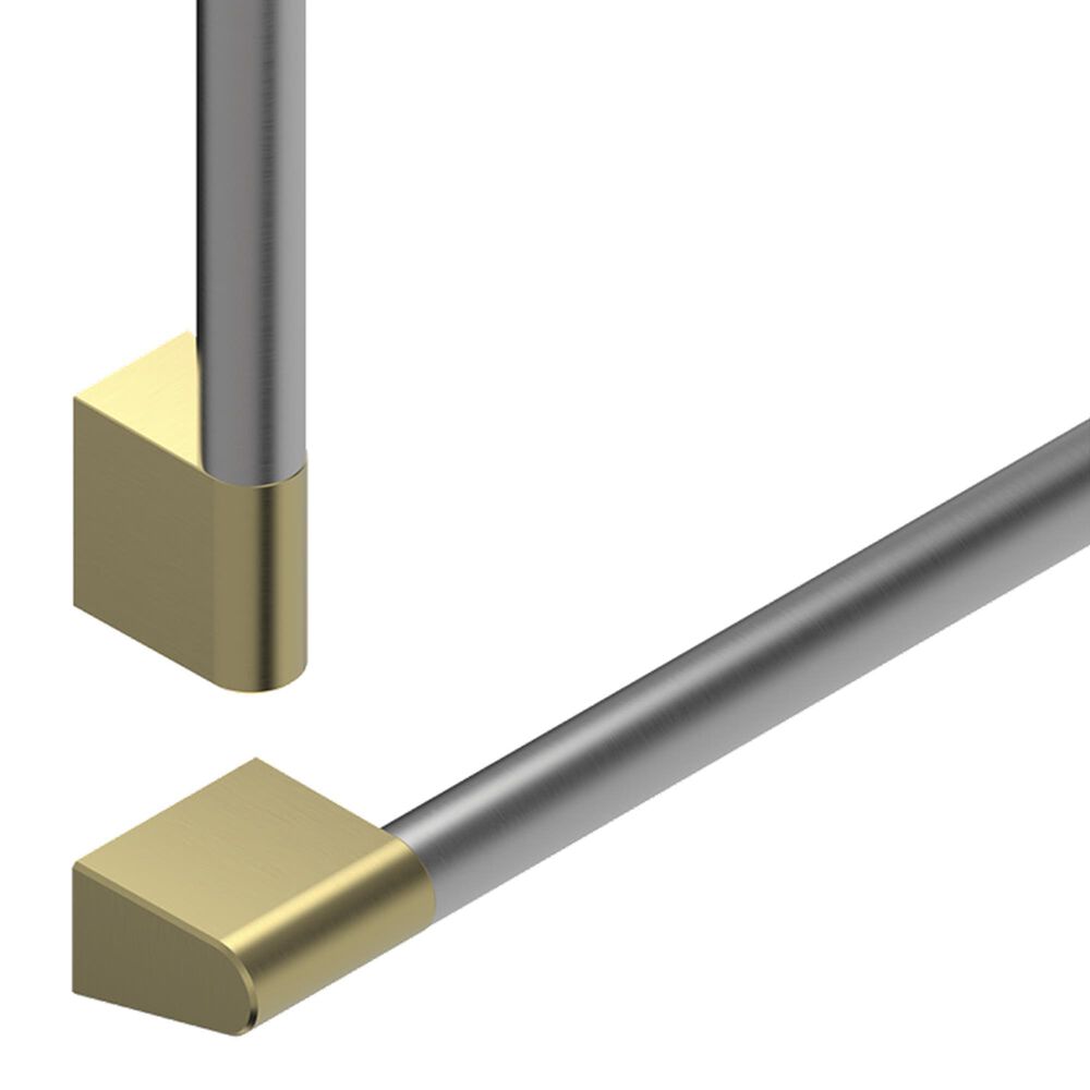 Fisher &amp; Paykel 30&quot; Professional Round Flush Handle Kit for Integrated Refrigerator Freezer in Stainless Steel and Brass, , large