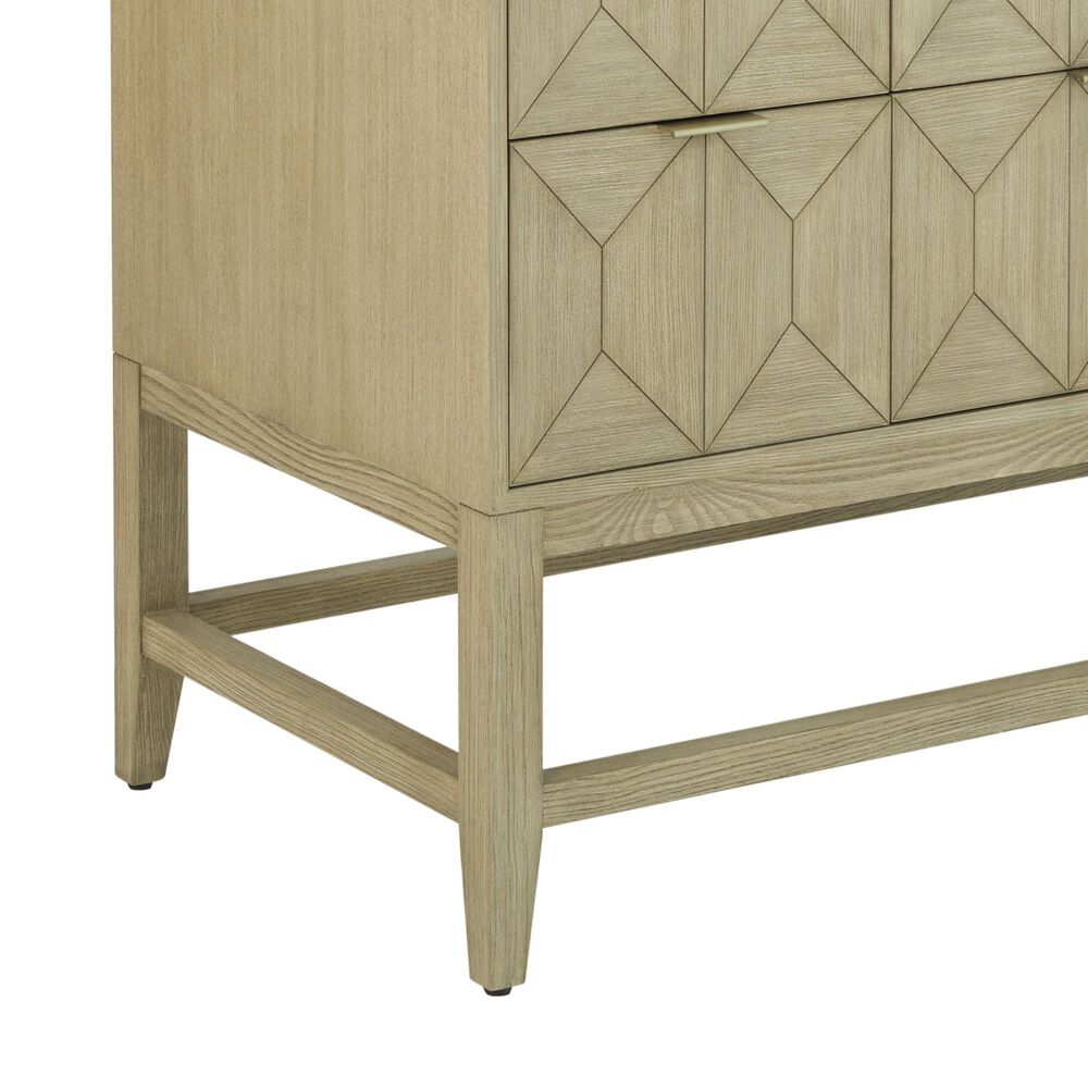 James Martin Vanities Emmeline 48&quot; Single Vanity in Pebble Oak with 3 CM Lime Delight Quartz Top, , large