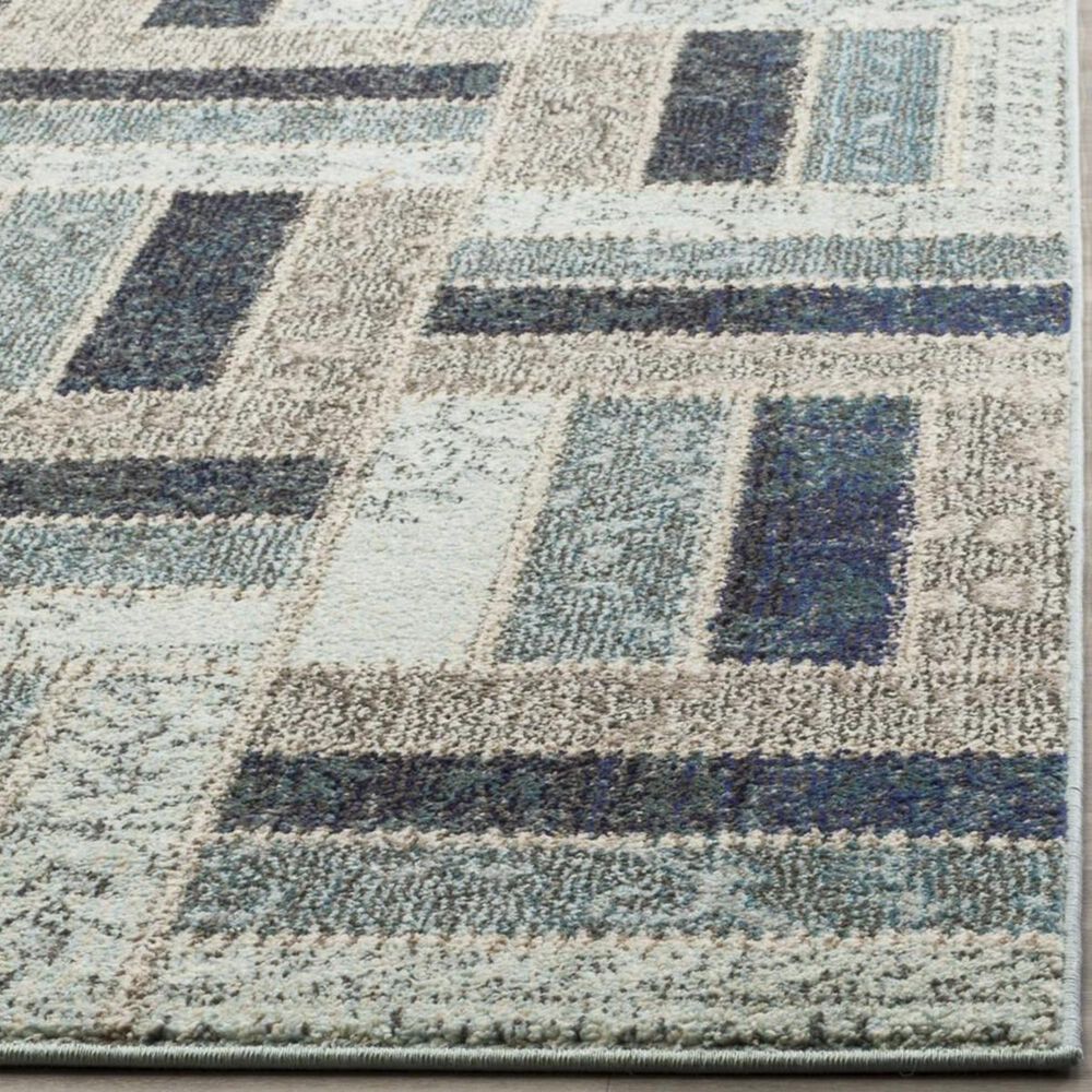 Safavieh Monaco MNC214E-4 4&#39; x 5&#39;7&quot; Grey/Blue Area Rug, , large