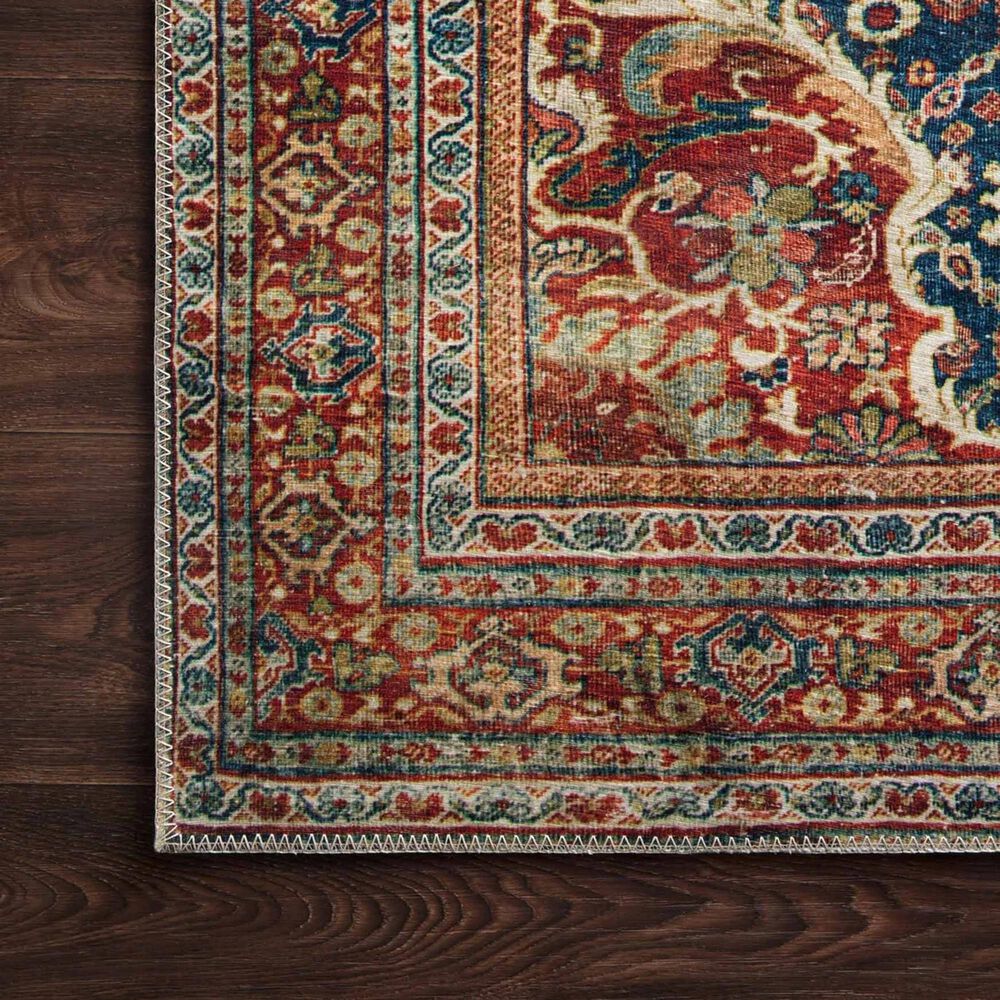Loloi II Layla LAY09 2'6" x 9'6" Cobalt Blue and Spice Runner Shop NFM