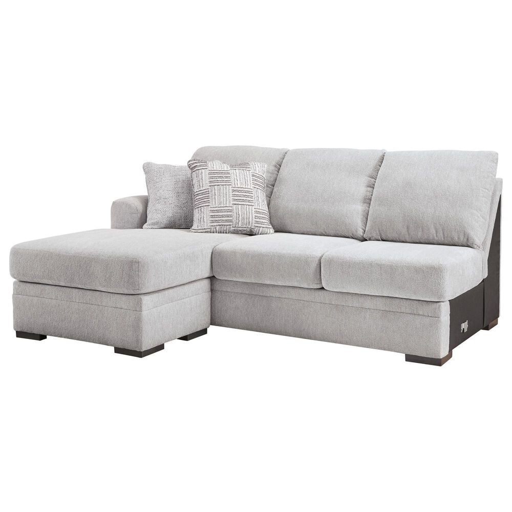 Ashley Gabyleigh 2-Piece Stationary Right Facing Sectional in Nickel, , large