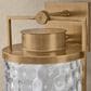 Troy Lighting Haddock 28" Outdoor Wall Sconce in Patina Brass, , large