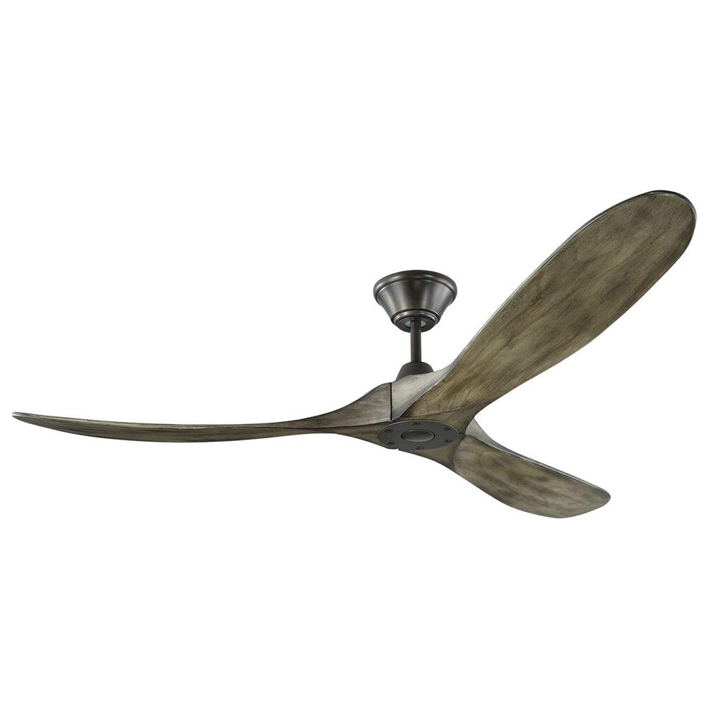 Monte Carlo Fans Maverick Ceiling Fan with Weathered Oak Blade in Aged Pewter, , large