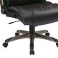 Valor Living Executive Chair with Flip Arms in Cocoa, , large