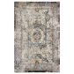 Safavieh Aria 4" x 6" Blue and Multicolor Area Rug, , large