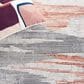 Safavieh Invista 8" x 10" Light Grey and Rust Area Rug, , large