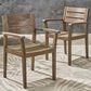 Hearth and Haven Stamford Patio Dining Chair in Gray (Set of 2), , large