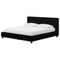 Ashley Zuraleus 4-Piece King Upholstered Platform Bedroom Set in Matte Black, , large