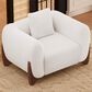 Morden Fort Cloud Boucle Arm Chair in Green, , large