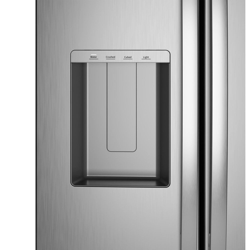 GE Appliances 27.7 Cu. Ft. Side-By-Side Refrigerator with LED Light Walls and Extra Tall Dispenser in Fingerprint Resistant Stainless Steel, , large