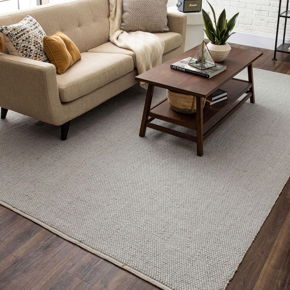 Drew and Jonathan Home Paloma 9&#39; x 12&#39; Pearl Area Rug, , large